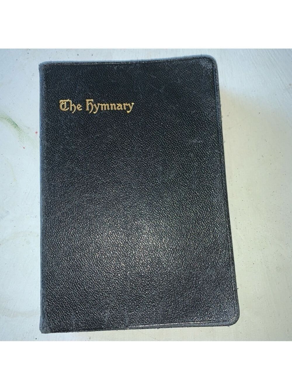 Vintage Hymnal Book - Black and Gold